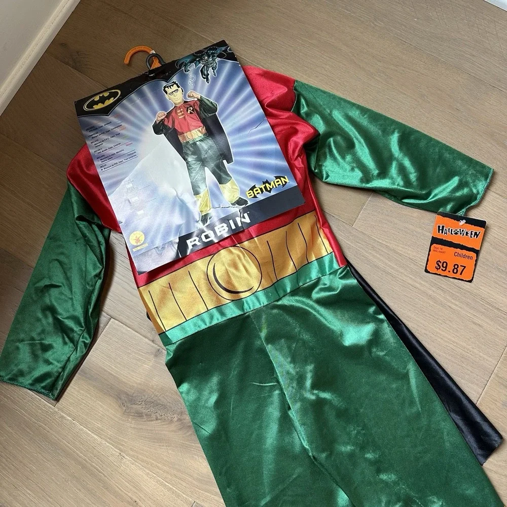 Vintage 1997 DC Comics Rubies ROBIN from‎ Batman Halloween Costume Childs Medium